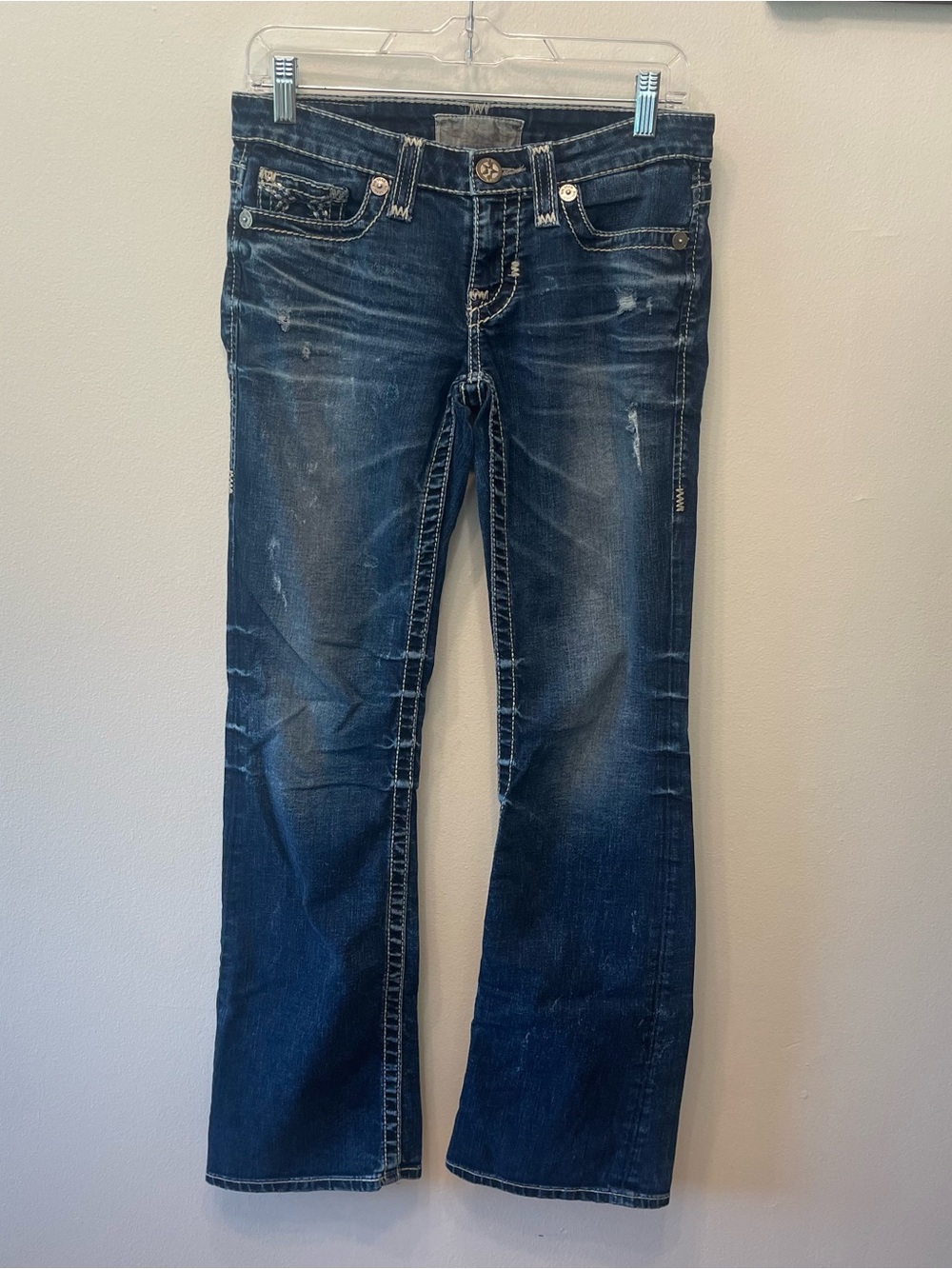 Y2K Big Star “Liv Boot” low Rise jeans, size 28 darker wash